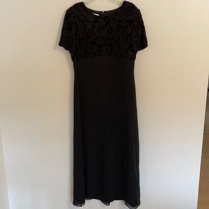 Talbots Black Evening Dress